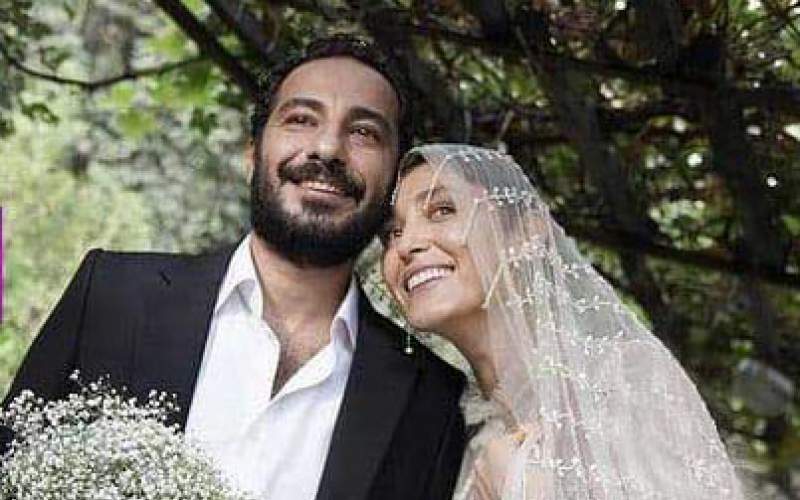 قاب تازه از عروسی نوید محمدزاده و فرشته حسینی