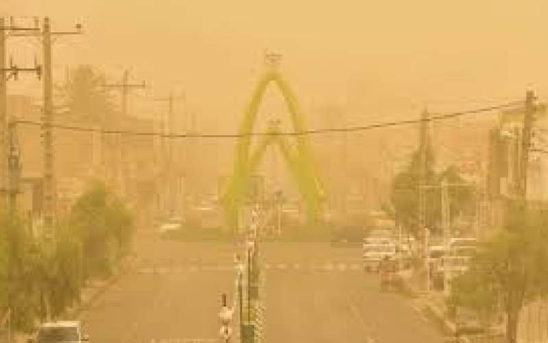 گرد و خاک، خوزستان را تعطیل کرد