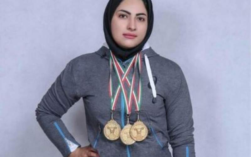 دختر قهرمان با ایران خداحافظی کرد/عکس