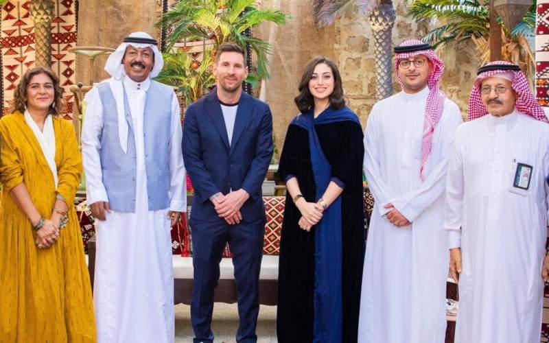 هدیه ویژه دختر عربستانی برای لیونل مسی