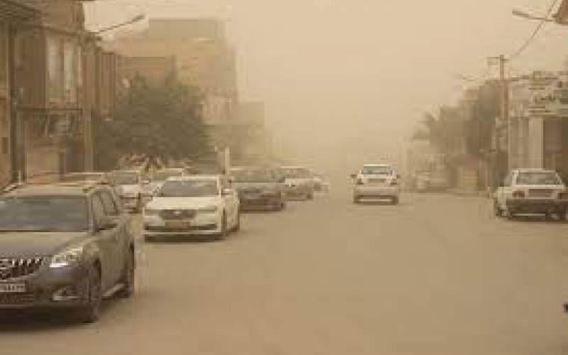 گرد و غبار غرب کرمانشاه را تعطیل کرد