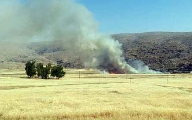 تداوم آتش‌سوزی مزارع کشاورزی در خوزستان