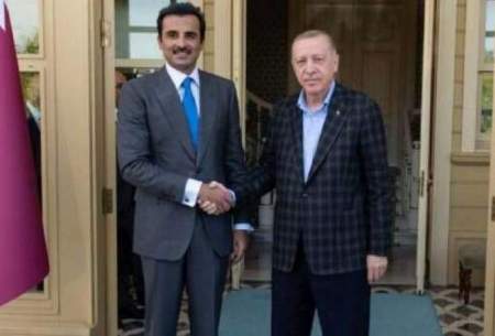 تفاوت‌پوشش امیر‌قطر در دیدار با رئیسی‌و اردوغان