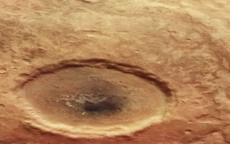نگاهی به دهانه "شبه چشم مریخی"/تصاویر