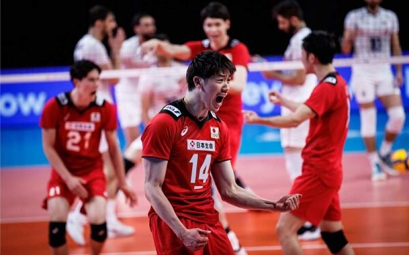 شکست سنگین تیم ملی والیبال ایران از ژاپن