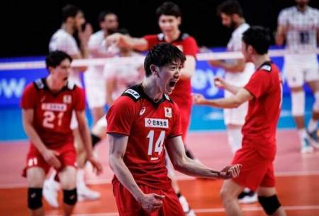 شکست سنگین تیم ملی والیبال ایران از ژاپن