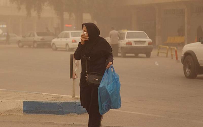 گرد و غبار جنوب تا شمال ایران را فرامی‌گیرد