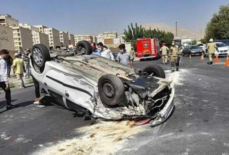 تصادف سمند با تریلر چهار مصدوم بر جای گذاشت