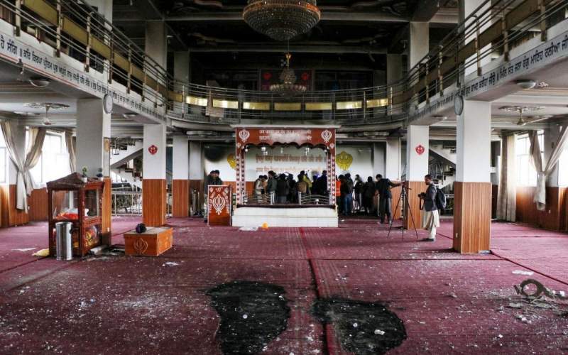 حمله انتحاری خونین به عبادتگاه سیک‌ها در کابل