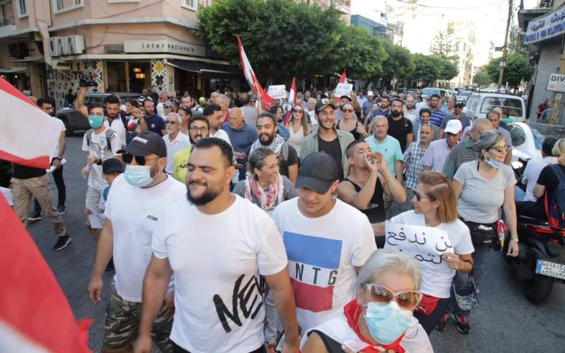 اعتراضات معیشتی در بیروت