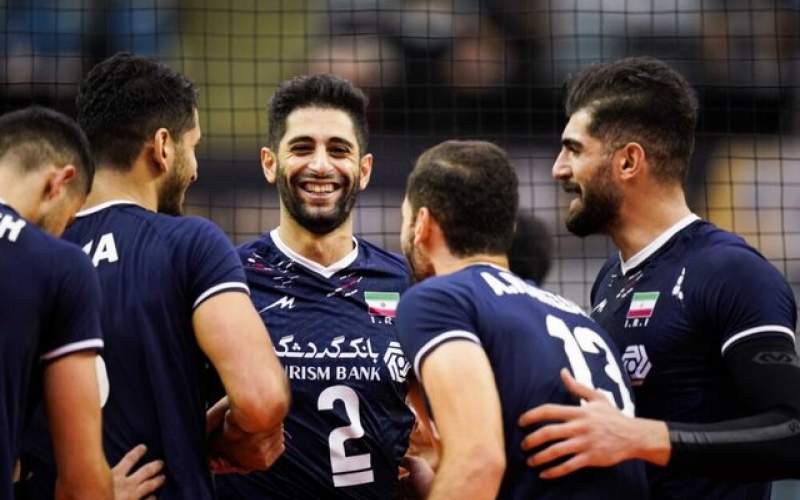 پیروزی مقتدرانه والیبال ایران مقابل اسلوونی