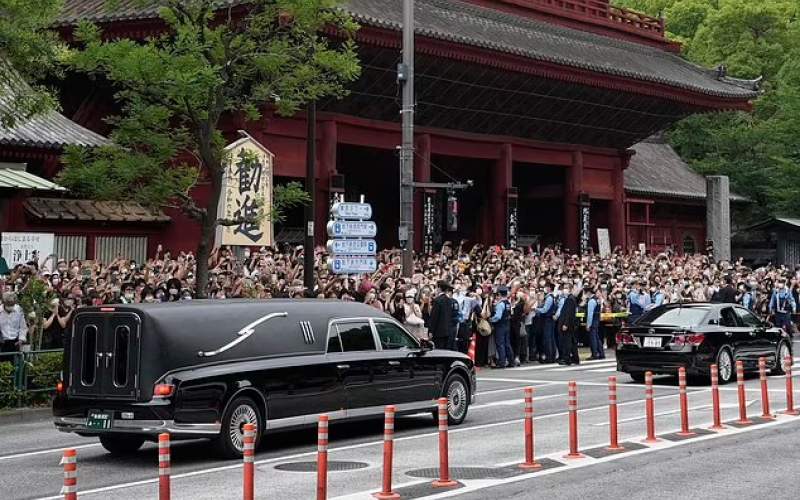 تشییع جنازه شینزو آبه در توکیو