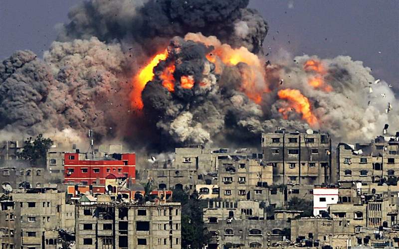 حمله اسرائیل به بخش‌‌هایی از غزه