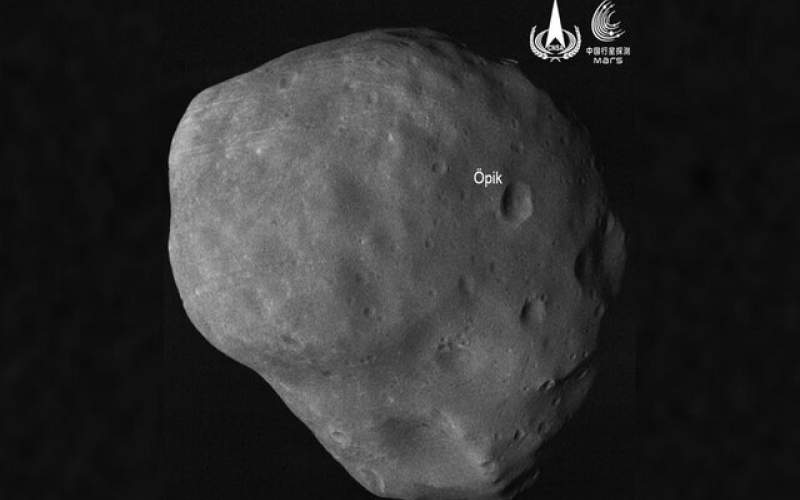 ثبت تصویری بی‌نظیر از یکی از اقمار مریخ
