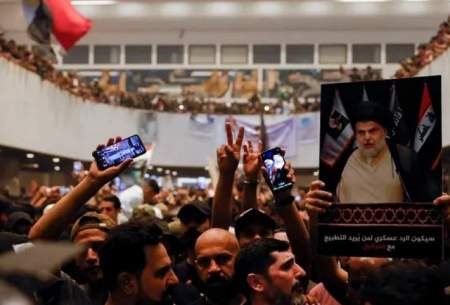 صف‌‌آرایی شیعیان عراق در خیابان‌های بغداد!