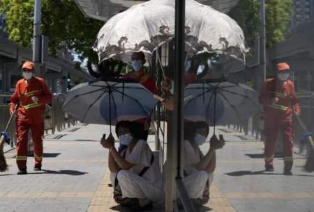 بخش وسیعی از چین گرفتار افزایش دما