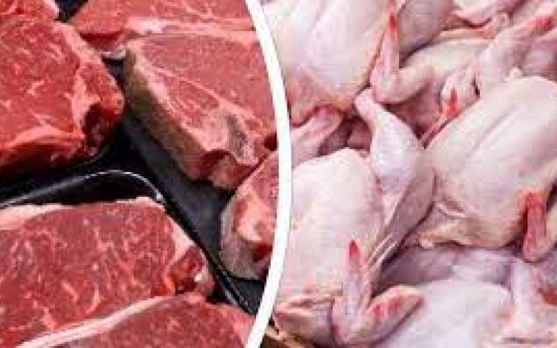 قیمت گوشت قرمز و مرغ در بازار چند؟