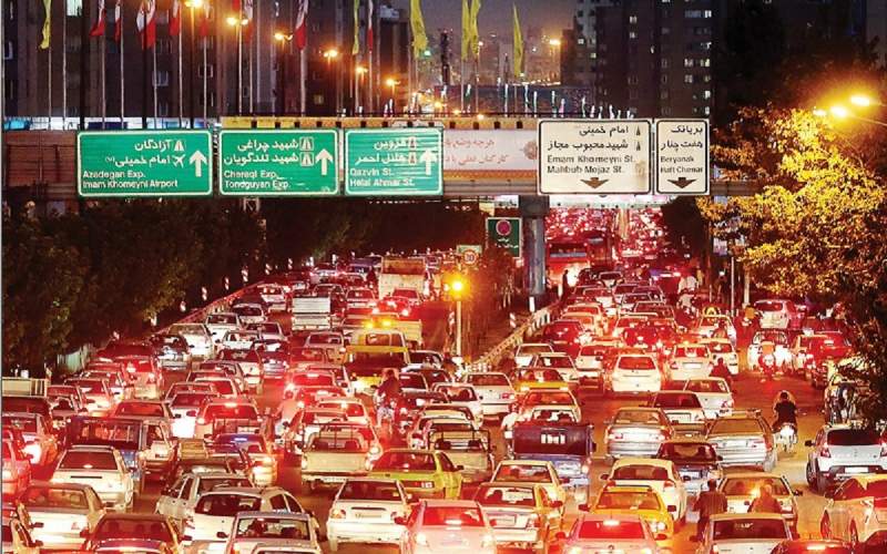 خودروهای تهران ۸ برابر ظرفیت پایتخت است