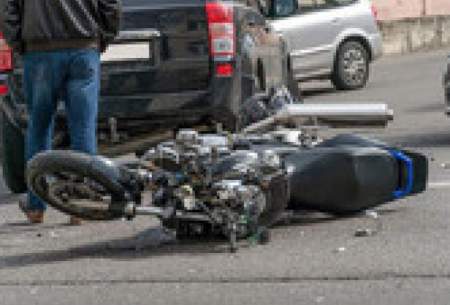 مرگ فجیع موتورسوار به دلیل سرعت بالا/فیلم