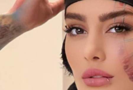 حجاب جدید و عجیب سحر قریشی با چفیه عربی