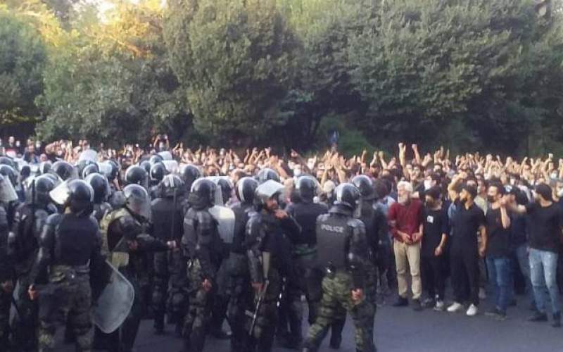 تصویر پربازدید از تجمعات اعتراضی در تهران