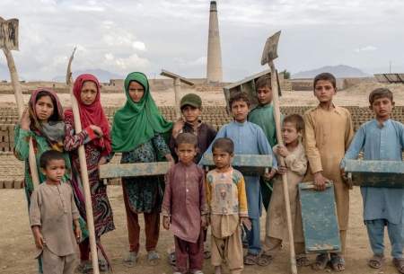 کارکودکان افغان در کوره‌های آجرپزی  