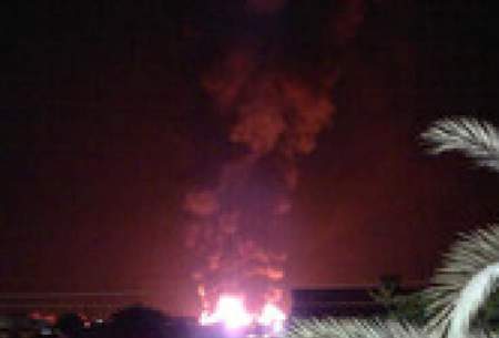 آتش‌سوزی گسترده و وسیع در کارخانه تشک‌سازی