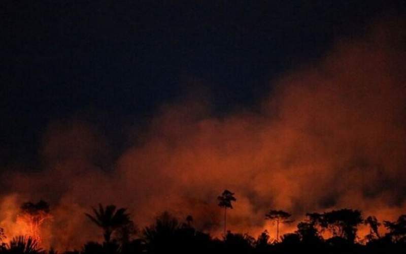 گسترش آتش‌سوزی‌ها در جنگل‌های آمازونِ برزیل