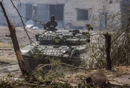 تصاویر تازه از جنگ تانک‌ها در لوهانسک اوکراین