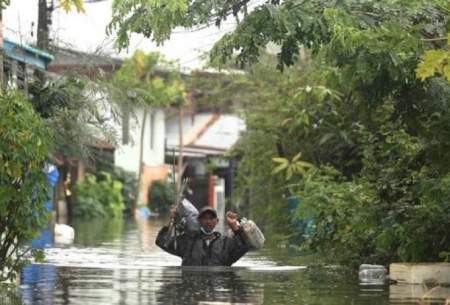 سیل و بارش‌های شدید موسمی در تایلند