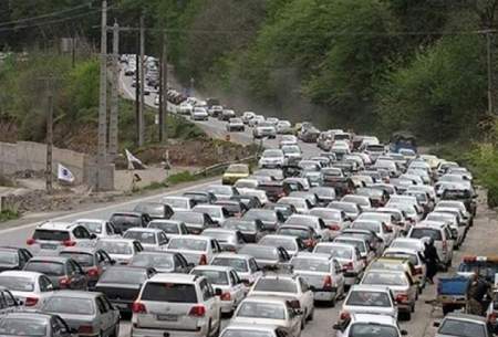 ترافیک سنگین در آزادراه قزوین و رشت