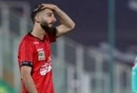 مهاجم پرسپولیس بازی مس را از دست داد