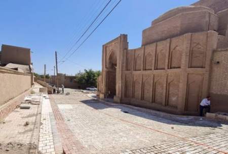 پایان مرمت  حریم مسجد ۷۰۰ ساله میامی