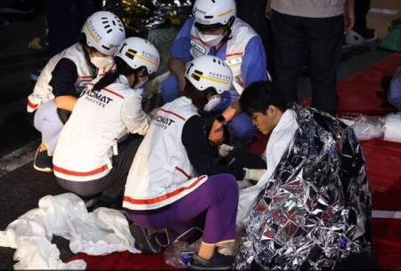 تصاویر تکان‌دهنده‌ ازهالووین مرگبار در کره‌جنوبی