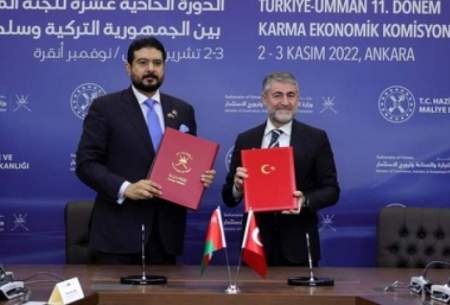 امضای‌پروتکل‌همکاری اقتصادی‌بین ترکیه و عمان