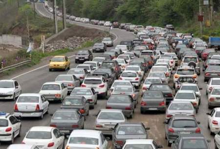 ترافیک در جاده کرج-چالوس و آزادراه کرج-تهران