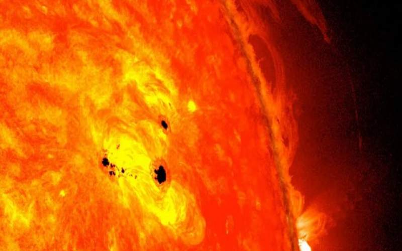انفجاری خورشیدی که معادل ۱۰۰ هزار بمب اتم انرژی دارد