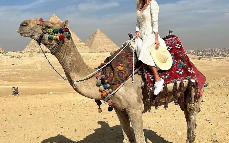 خوشگذرانی ایوانکا ترامپ در اهرام مصر