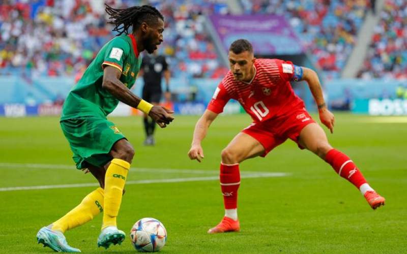 پیروزی سوئیس در دیدار نخست برابر کامرون