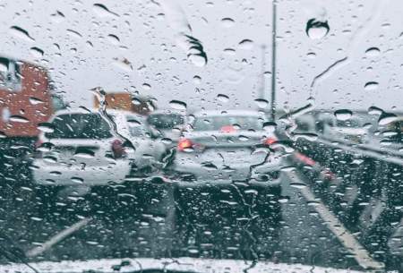 بارش برف و باران در جاده‌های ۶ استان کشور
