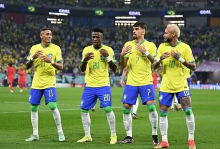آمار عجیب برزیل در جام جهانی
