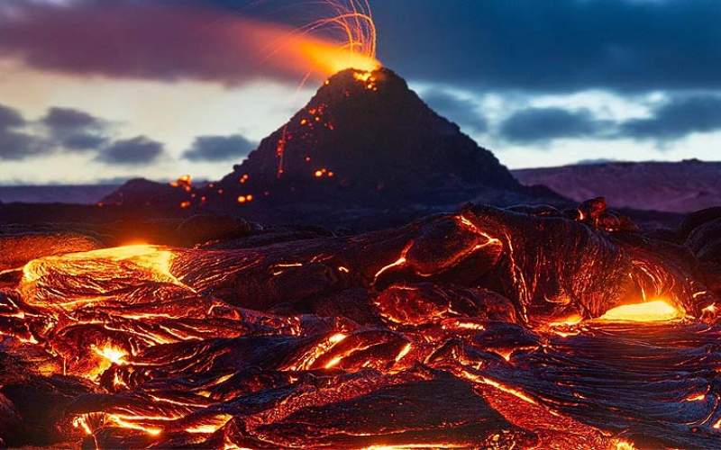 تصاویری از بزرگترین آتشفشان فعال جهان