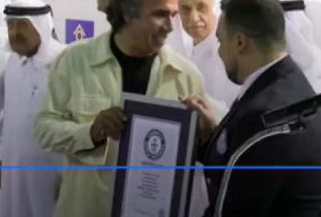 هنرمند ایرانی بزرگترین رکورد گینس را شکست