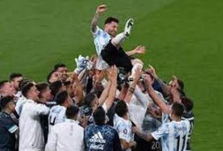 شادی پرشور آرژانتینی‌ها پس از صعود به فینال