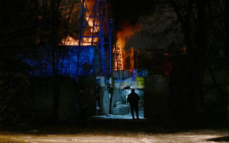 روس‌ها باز هم با پهپاد به اوکراین حمله کردند