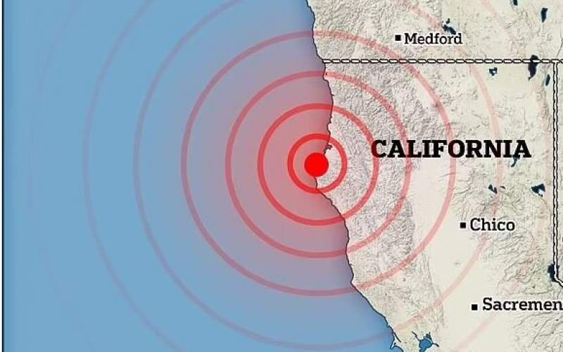 وقوع زلزله نسبتا شدید در کالیفرنیا