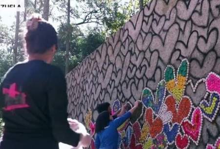 نقاشی دیواری اتحاد در کاراکاس /فیلم