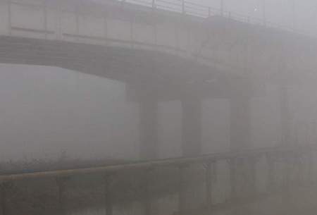 مه وحشتناک در جاده‌های آبادان و خرمشهر