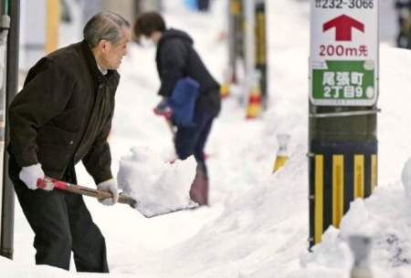 برف و کولاک، ژاپن را منجمد کرد
