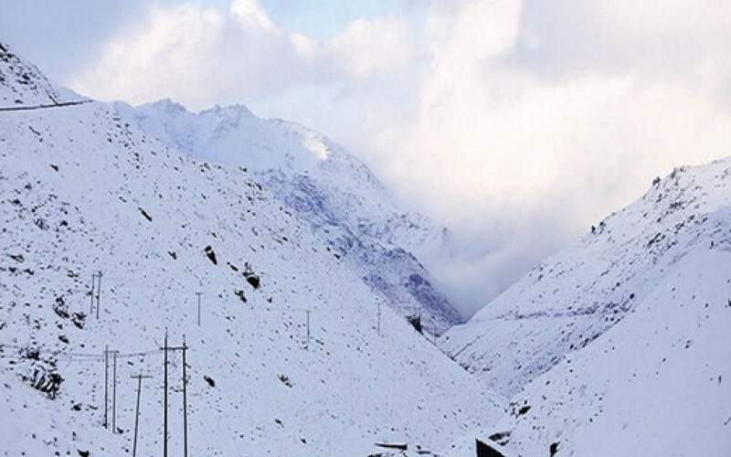 برف، بلندترین کوه عربستان را سفید پوش کرد